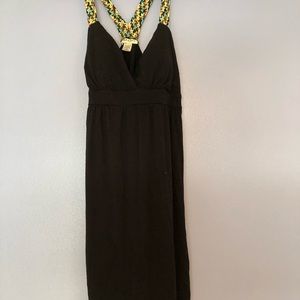 Cute long polyester sun dress
